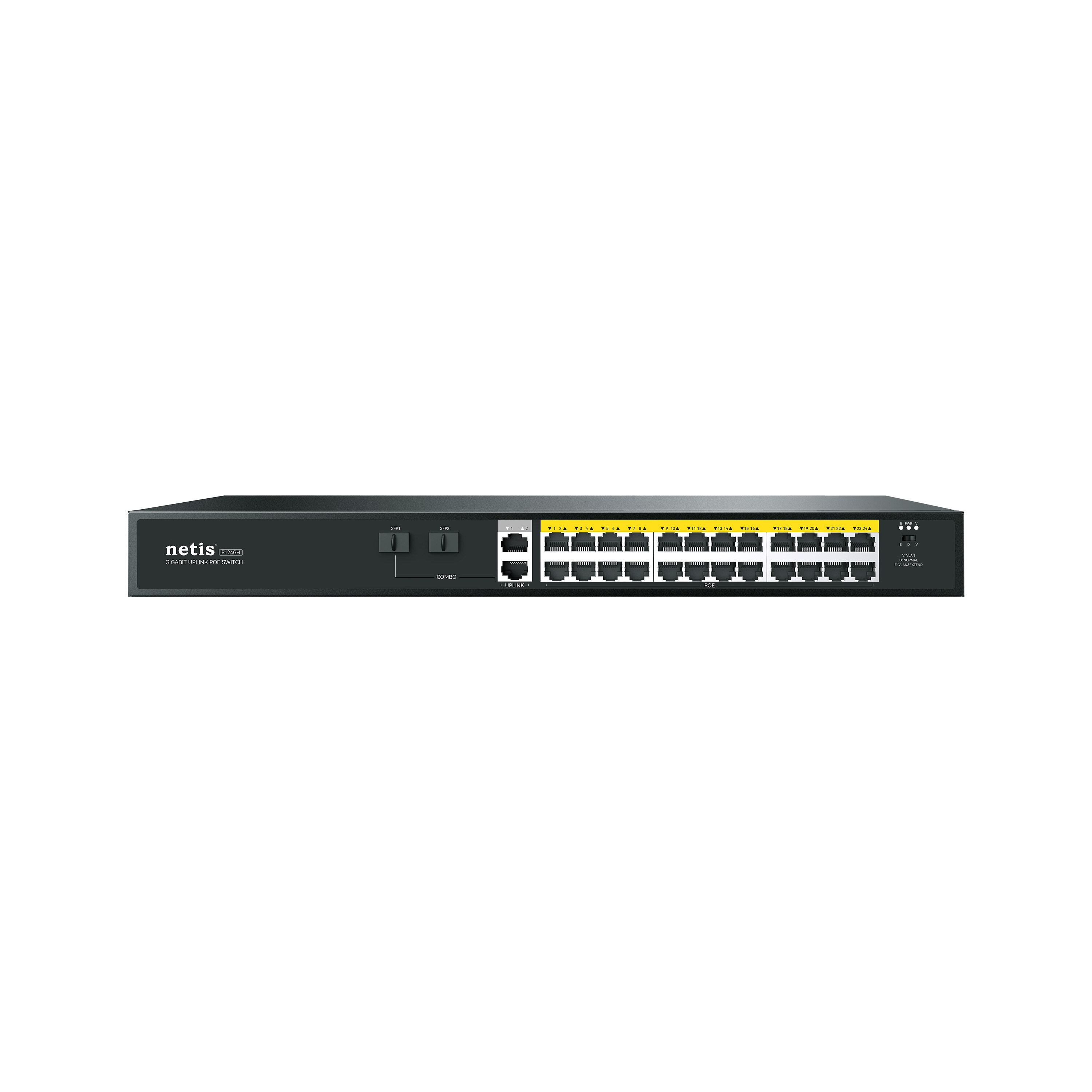 Коммутатор Netis P124GH POE-24PORT 360W