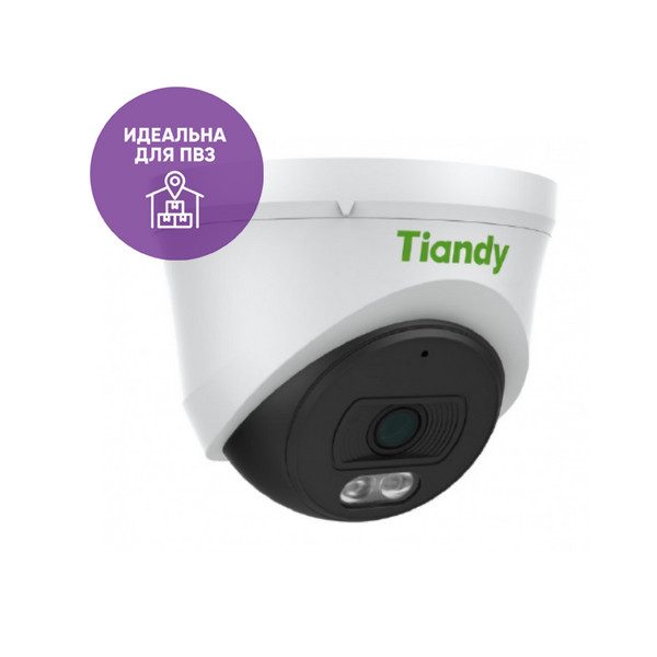 Видеокамера IP Tiandy Spark TC-C32XN-IPEYE 2.8-2.8мм / купольная / IK 30метров / POE / микрофон / дл