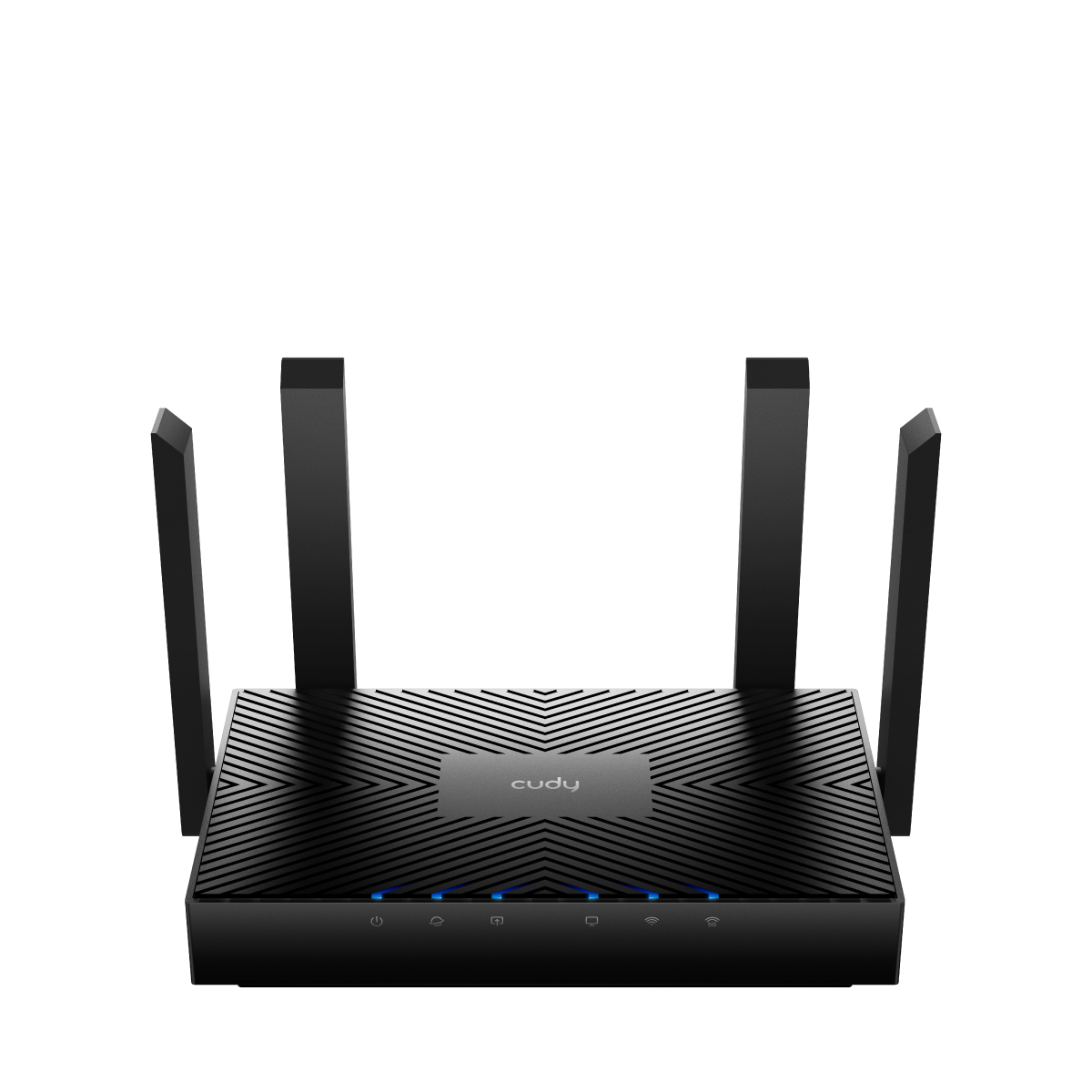 Роутер WiFi CUDY WR3000 V2.0 / AX3000 WiFi6 2.4+5Ghz / 4 антенны /  1WAN+4LAN 1Gb / Mesh / 1.2 GHz D